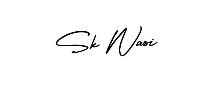 This is the best signature style for the Sk Wasi name. Also you like these signature font (AmerikaSignatureDemo-Regular). Mix name signature. Sk Wasi signature style 3 images and pictures png