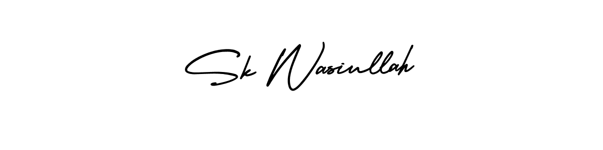 Best and Professional Signature Style for Sk Wasiullah. AmerikaSignatureDemo-Regular Best Signature Style Collection. Sk Wasiullah signature style 3 images and pictures png