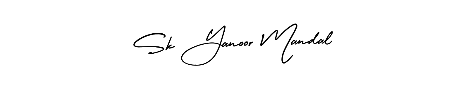 Similarly AmerikaSignatureDemo-Regular is the best handwritten signature design. Signature creator online .You can use it as an online autograph creator for name Sk Yanoor Mandal. Sk Yanoor Mandal signature style 3 images and pictures png