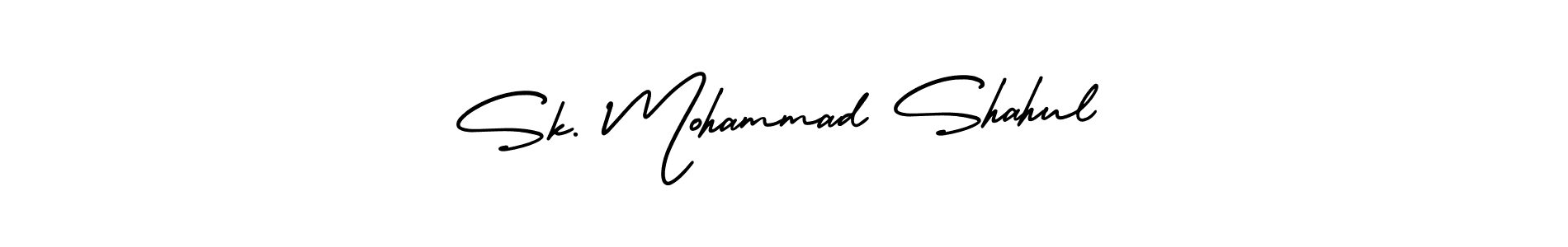 Also You can easily find your signature by using the search form. We will create Sk. Mohammad Shahul name handwritten signature images for you free of cost using AmerikaSignatureDemo-Regular sign style. Sk. Mohammad Shahul signature style 3 images and pictures png