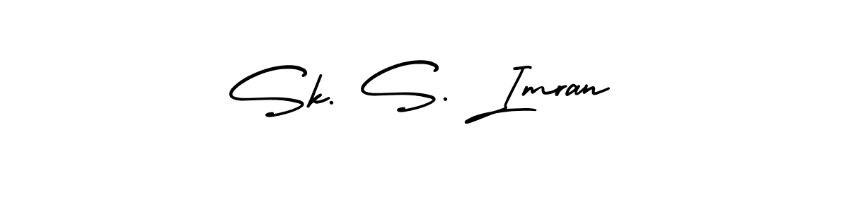 Also You can easily find your signature by using the search form. We will create Sk. S. Imran name handwritten signature images for you free of cost using AmerikaSignatureDemo-Regular sign style. Sk. S. Imran signature style 3 images and pictures png