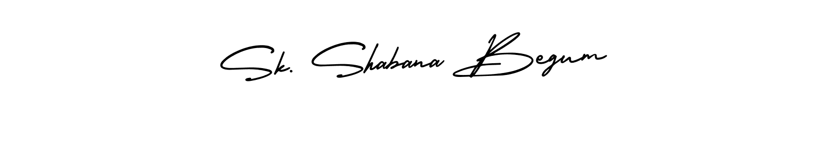 How to make Sk. Shabana Begum signature? AmerikaSignatureDemo-Regular is a professional autograph style. Create handwritten signature for Sk. Shabana Begum name. Sk. Shabana Begum signature style 3 images and pictures png