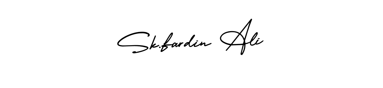 Also we have Sk.fardin Ali name is the best signature style. Create professional handwritten signature collection using AmerikaSignatureDemo-Regular autograph style. Sk.fardin Ali signature style 3 images and pictures png