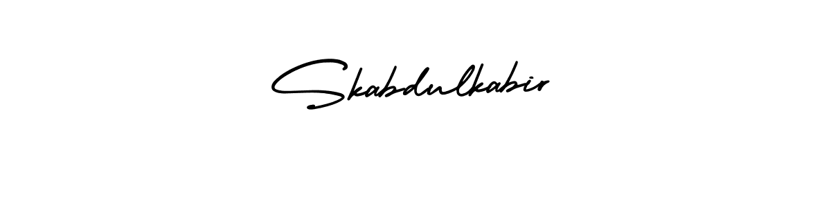 Design your own signature with our free online signature maker. With this signature software, you can create a handwritten (AmerikaSignatureDemo-Regular) signature for name Skabdulkabir. Skabdulkabir signature style 3 images and pictures png