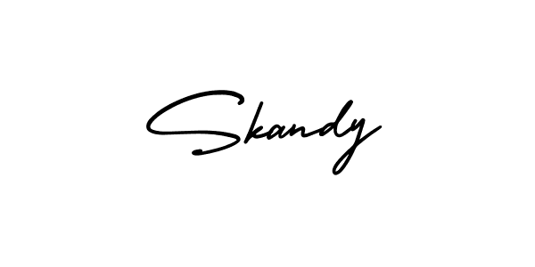 Once you've used our free online signature maker to create your best signature AmerikaSignatureDemo-Regular style, it's time to enjoy all of the benefits that Skandy name signing documents. Skandy signature style 3 images and pictures png