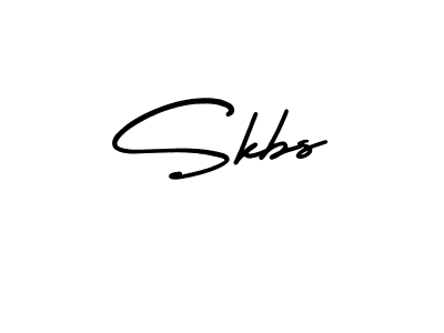 Make a beautiful signature design for name Skbs. With this signature (AmerikaSignatureDemo-Regular) style, you can create a handwritten signature for free. Skbs signature style 3 images and pictures png