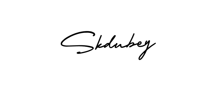 How to Draw Skdubey signature style? AmerikaSignatureDemo-Regular is a latest design signature styles for name Skdubey. Skdubey signature style 3 images and pictures png