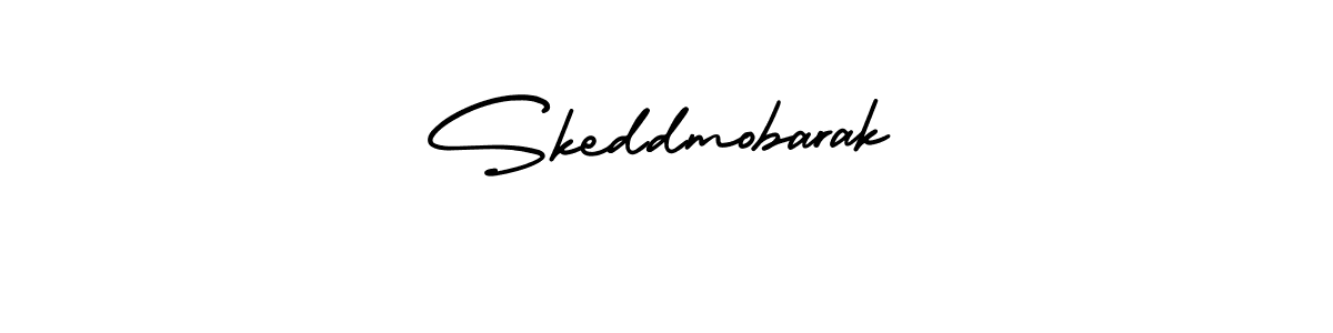 Make a beautiful signature design for name Skeddmobarak. With this signature (AmerikaSignatureDemo-Regular) style, you can create a handwritten signature for free. Skeddmobarak signature style 3 images and pictures png