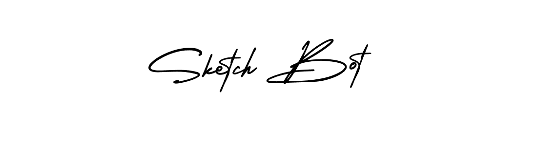 Sketch Bot  stylish signature style. Best Handwritten Sign (AmerikaSignatureDemo-Regular) for my name. Handwritten Signature Collection Ideas for my name Sketch Bot . Sketch Bot  signature style 3 images and pictures png