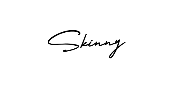 You should practise on your own different ways (AmerikaSignatureDemo-Regular) to write your name (Skinny) in signature. don't let someone else do it for you. Skinny signature style 3 images and pictures png