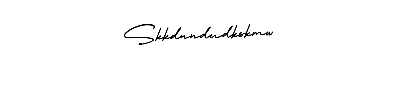 You should practise on your own different ways (AmerikaSignatureDemo-Regular) to write your name (Skkdnndudkskmw) in signature. don't let someone else do it for you. Skkdnndudkskmw signature style 3 images and pictures png