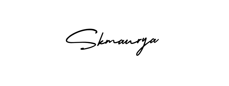 Create a beautiful signature design for name Skmaurya. With this signature (AmerikaSignatureDemo-Regular) fonts, you can make a handwritten signature for free. Skmaurya signature style 3 images and pictures png