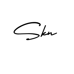 Best and Professional Signature Style for Skn. AmerikaSignatureDemo-Regular Best Signature Style Collection. Skn signature style 3 images and pictures png