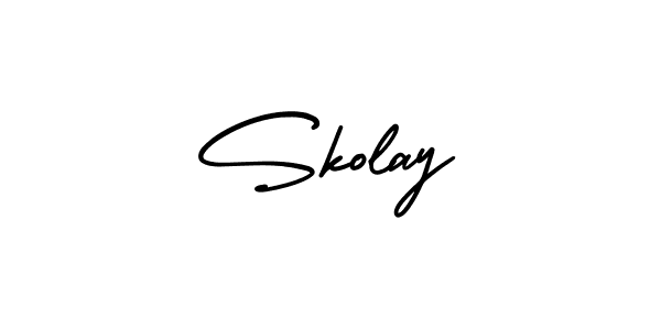 if you are searching for the best signature style for your name Skolay. so please give up your signature search. here we have designed multiple signature styles  using AmerikaSignatureDemo-Regular. Skolay signature style 3 images and pictures png