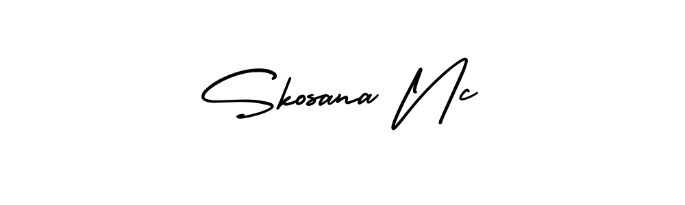 AmerikaSignatureDemo-Regular is a professional signature style that is perfect for those who want to add a touch of class to their signature. It is also a great choice for those who want to make their signature more unique. Get Skosana Nc name to fancy signature for free. Skosana Nc signature style 3 images and pictures png