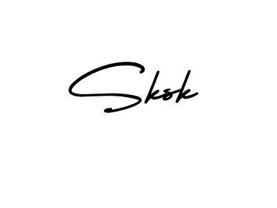 if you are searching for the best signature style for your name Sksk. so please give up your signature search. here we have designed multiple signature styles  using AmerikaSignatureDemo-Regular. Sksk signature style 3 images and pictures png