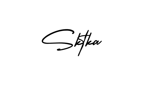 Also You can easily find your signature by using the search form. We will create Sktka name handwritten signature images for you free of cost using AmerikaSignatureDemo-Regular sign style. Sktka signature style 3 images and pictures png