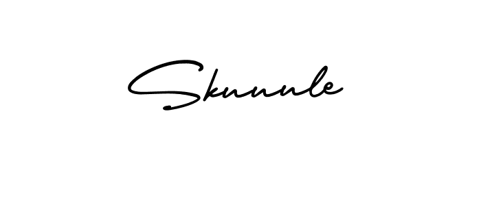 It looks lik you need a new signature style for name Skuuule. Design unique handwritten (AmerikaSignatureDemo-Regular) signature with our free signature maker in just a few clicks. Skuuule signature style 3 images and pictures png