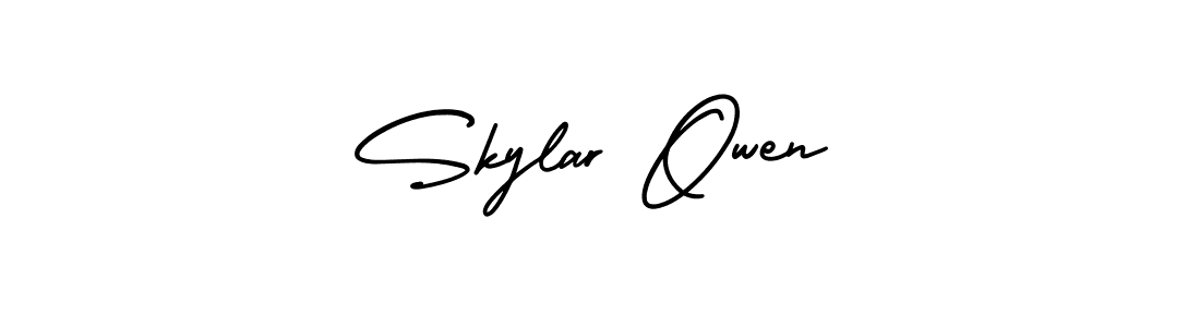 Make a beautiful signature design for name Skylar Owen. Use this online signature maker to create a handwritten signature for free. Skylar Owen signature style 3 images and pictures png