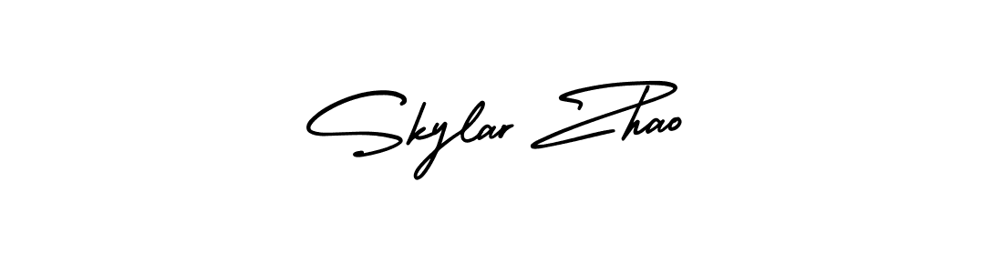 Here are the top 10 professional signature styles for the name Skylar Zhao. These are the best autograph styles you can use for your name. Skylar Zhao signature style 3 images and pictures png