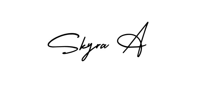 Check out images of Autograph of Skyra A name. Actor Skyra A Signature Style. AmerikaSignatureDemo-Regular is a professional sign style online. Skyra A signature style 3 images and pictures png