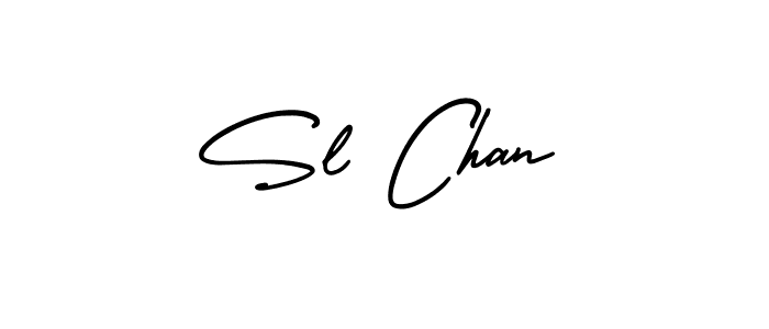 How to Draw Sl Chan signature style? AmerikaSignatureDemo-Regular is a latest design signature styles for name Sl Chan. Sl Chan signature style 3 images and pictures png