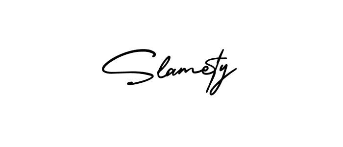 You can use this online signature creator to create a handwritten signature for the name Slamety. This is the best online autograph maker. Slamety signature style 3 images and pictures png