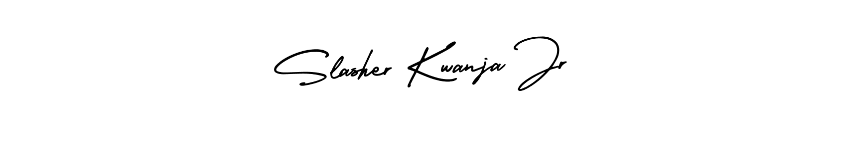 Check out images of Autograph of Slasher Kwanja Jr name. Actor Slasher Kwanja Jr Signature Style. AmerikaSignatureDemo-Regular is a professional sign style online. Slasher Kwanja Jr signature style 3 images and pictures png