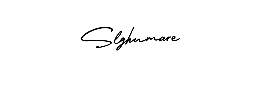 It looks lik you need a new signature style for name Slghumare. Design unique handwritten (AmerikaSignatureDemo-Regular) signature with our free signature maker in just a few clicks. Slghumare signature style 3 images and pictures png