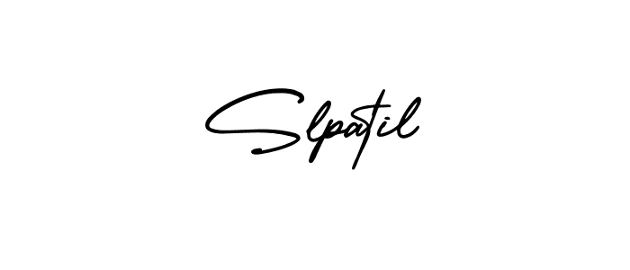 Design your own signature with our free online signature maker. With this signature software, you can create a handwritten (AmerikaSignatureDemo-Regular) signature for name Slpatil. Slpatil signature style 3 images and pictures png