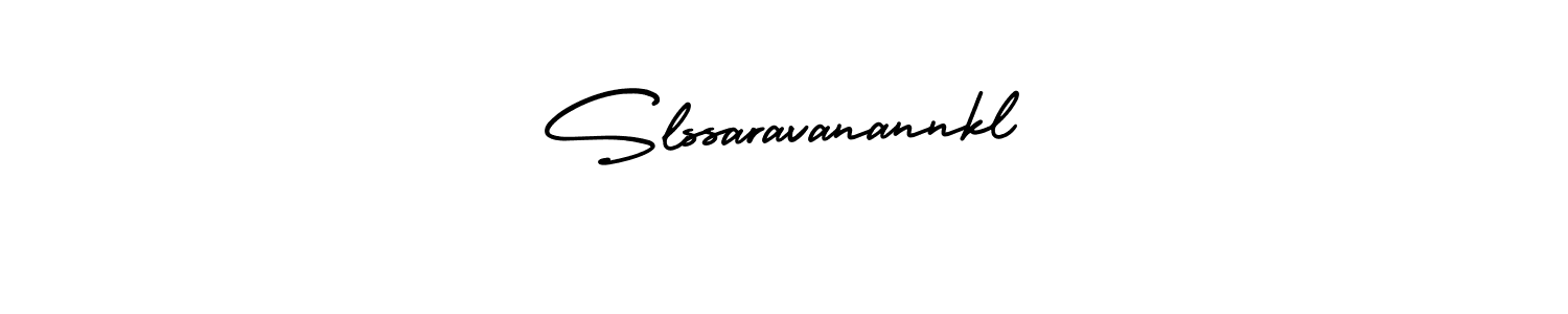 if you are searching for the best signature style for your name Slssaravanannkl. so please give up your signature search. here we have designed multiple signature styles  using AmerikaSignatureDemo-Regular. Slssaravanannkl signature style 3 images and pictures png