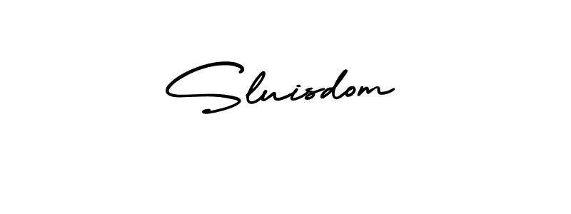 Check out images of Autograph of Sluisdom name. Actor Sluisdom Signature Style. AmerikaSignatureDemo-Regular is a professional sign style online. Sluisdom signature style 3 images and pictures png