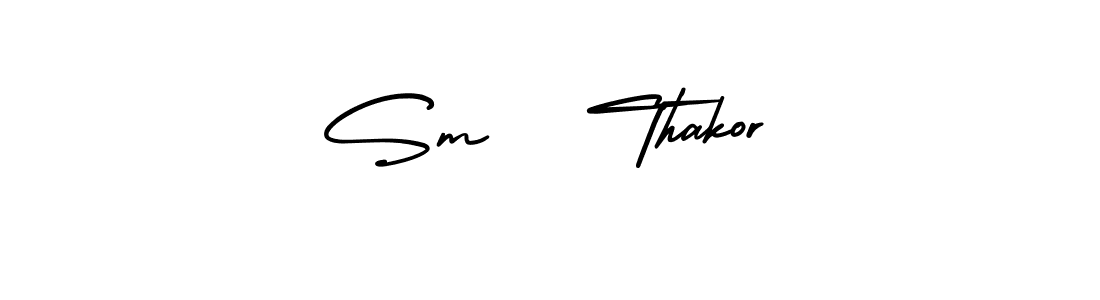 if you are searching for the best signature style for your name Sm   Thakor. so please give up your signature search. here we have designed multiple signature styles  using AmerikaSignatureDemo-Regular. Sm   Thakor signature style 3 images and pictures png
