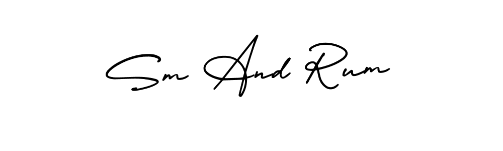 You can use this online signature creator to create a handwritten signature for the name Sm And Rum. This is the best online autograph maker. Sm And Rum signature style 3 images and pictures png