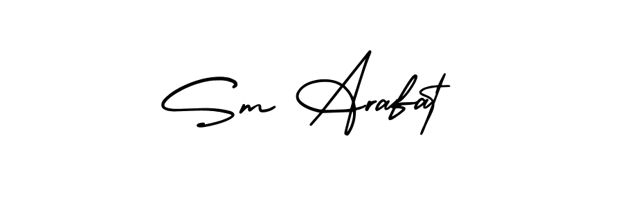 How to make Sm Arafat signature? AmerikaSignatureDemo-Regular is a professional autograph style. Create handwritten signature for Sm Arafat name. Sm Arafat signature style 3 images and pictures png