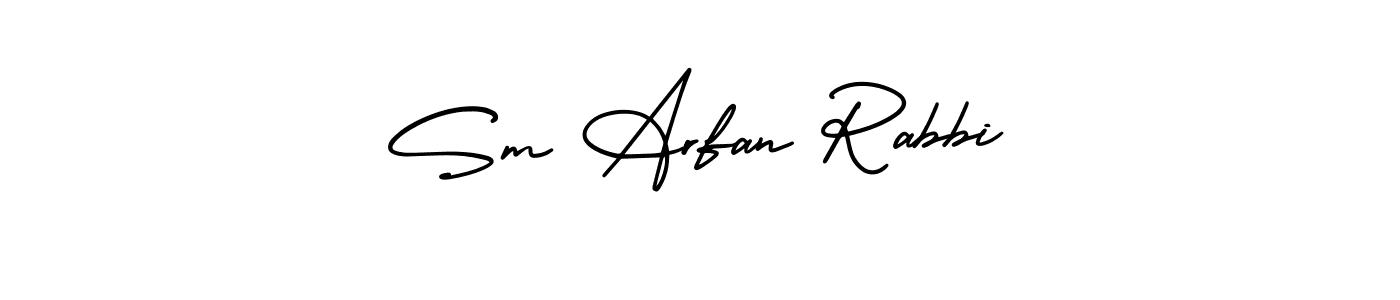 Also we have Sm Arfan Rabbi name is the best signature style. Create professional handwritten signature collection using AmerikaSignatureDemo-Regular autograph style. Sm Arfan Rabbi signature style 3 images and pictures png