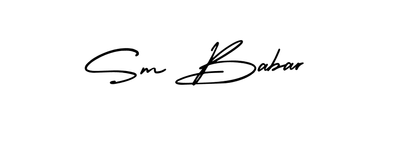 You can use this online signature creator to create a handwritten signature for the name Sm Babar. This is the best online autograph maker. Sm Babar signature style 3 images and pictures png