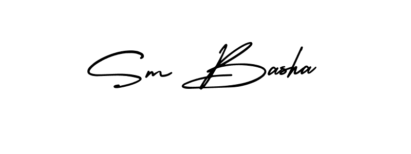 if you are searching for the best signature style for your name Sm Basha. so please give up your signature search. here we have designed multiple signature styles  using AmerikaSignatureDemo-Regular. Sm Basha signature style 3 images and pictures png