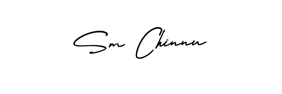 Also we have Sm Chinnu name is the best signature style. Create professional handwritten signature collection using AmerikaSignatureDemo-Regular autograph style. Sm Chinnu signature style 3 images and pictures png