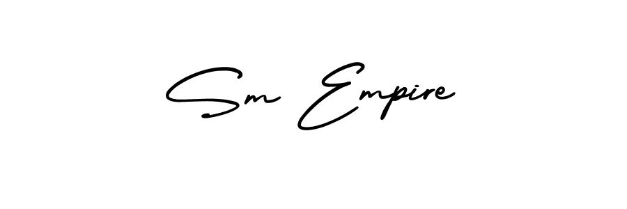 Also we have Sm Empire name is the best signature style. Create professional handwritten signature collection using AmerikaSignatureDemo-Regular autograph style. Sm Empire signature style 3 images and pictures png