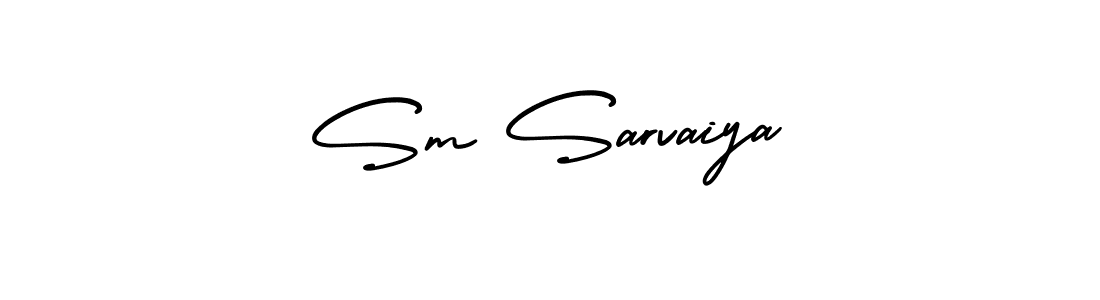 Also we have Sm Sarvaiya name is the best signature style. Create professional handwritten signature collection using AmerikaSignatureDemo-Regular autograph style. Sm Sarvaiya signature style 3 images and pictures png