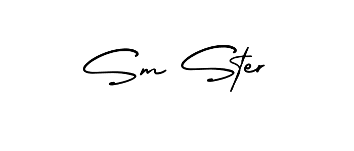 Also we have Sm Ster name is the best signature style. Create professional handwritten signature collection using AmerikaSignatureDemo-Regular autograph style. Sm Ster signature style 3 images and pictures png