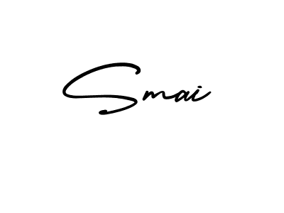 Similarly AmerikaSignatureDemo-Regular is the best handwritten signature design. Signature creator online .You can use it as an online autograph creator for name Smai. Smai signature style 3 images and pictures png