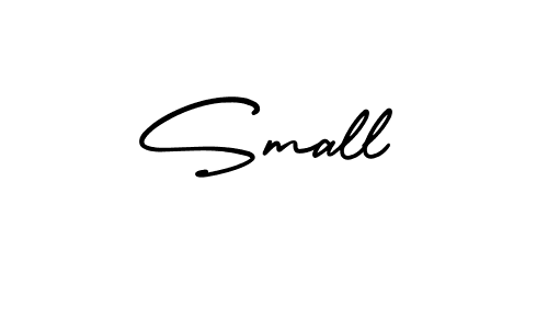 How to make Small name signature. Use AmerikaSignatureDemo-Regular style for creating short signs online. This is the latest handwritten sign. Small signature style 3 images and pictures png