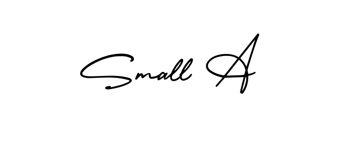 How to make Small A signature? AmerikaSignatureDemo-Regular is a professional autograph style. Create handwritten signature for Small A name. Small A signature style 3 images and pictures png