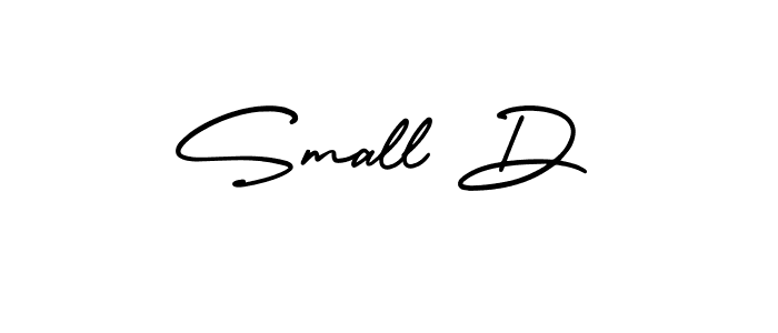 Create a beautiful signature design for name Small D. With this signature (AmerikaSignatureDemo-Regular) fonts, you can make a handwritten signature for free. Small D signature style 3 images and pictures png