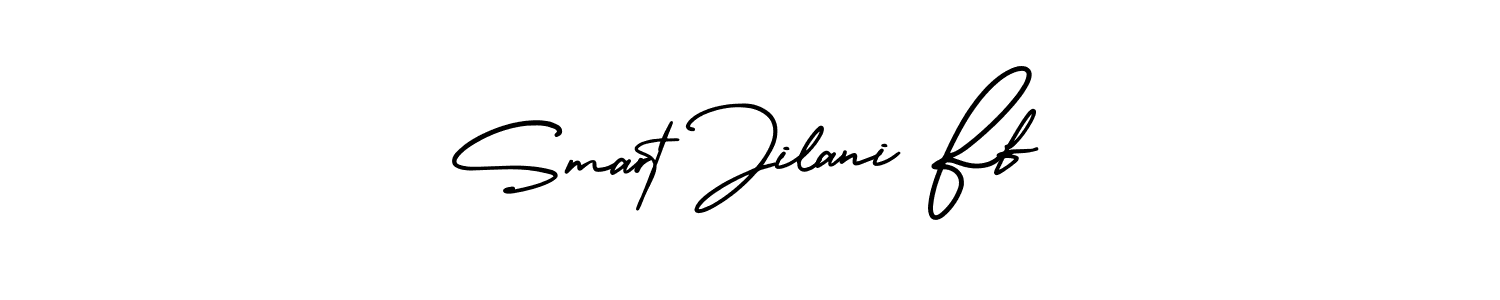 Create a beautiful signature design for name Smart Jilani Ff. With this signature (AmerikaSignatureDemo-Regular) fonts, you can make a handwritten signature for free. Smart Jilani Ff signature style 3 images and pictures png