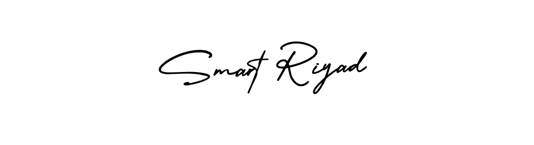 How to Draw Smart Riyad signature style? AmerikaSignatureDemo-Regular is a latest design signature styles for name Smart Riyad. Smart Riyad signature style 3 images and pictures png