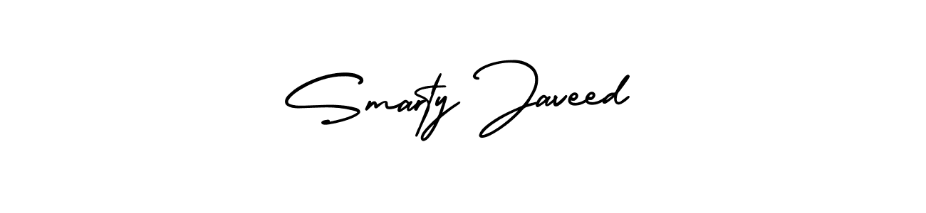 if you are searching for the best signature style for your name Smarty Javeed. so please give up your signature search. here we have designed multiple signature styles  using AmerikaSignatureDemo-Regular. Smarty Javeed signature style 3 images and pictures png