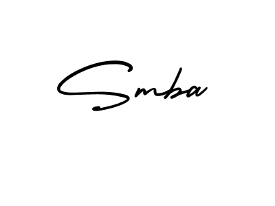 This is the best signature style for the Smba name. Also you like these signature font (AmerikaSignatureDemo-Regular). Mix name signature. Smba signature style 3 images and pictures png